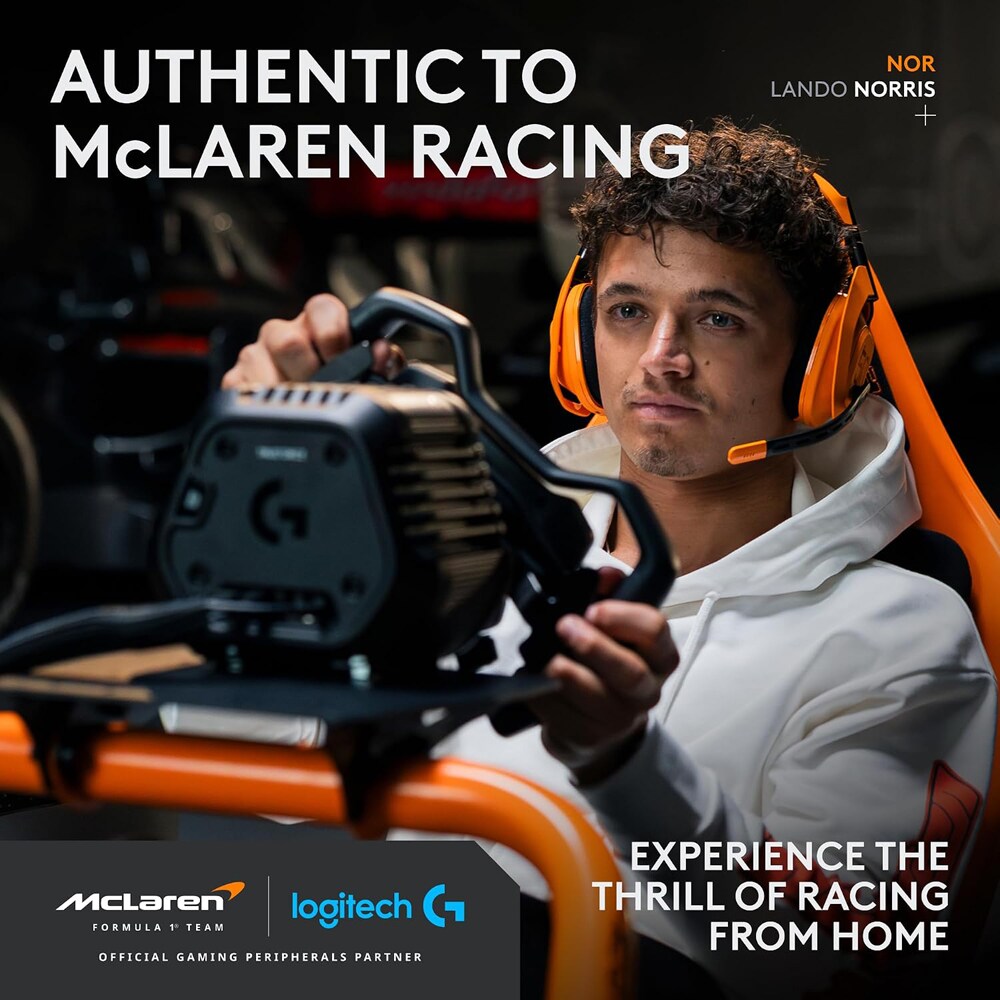 Volan gaming LOGITECH G RS McLaren Racing (PS5/PC), negru