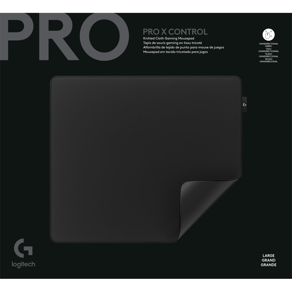 Mouse Pad Gaming LOGITECH G Pro X Control, negru