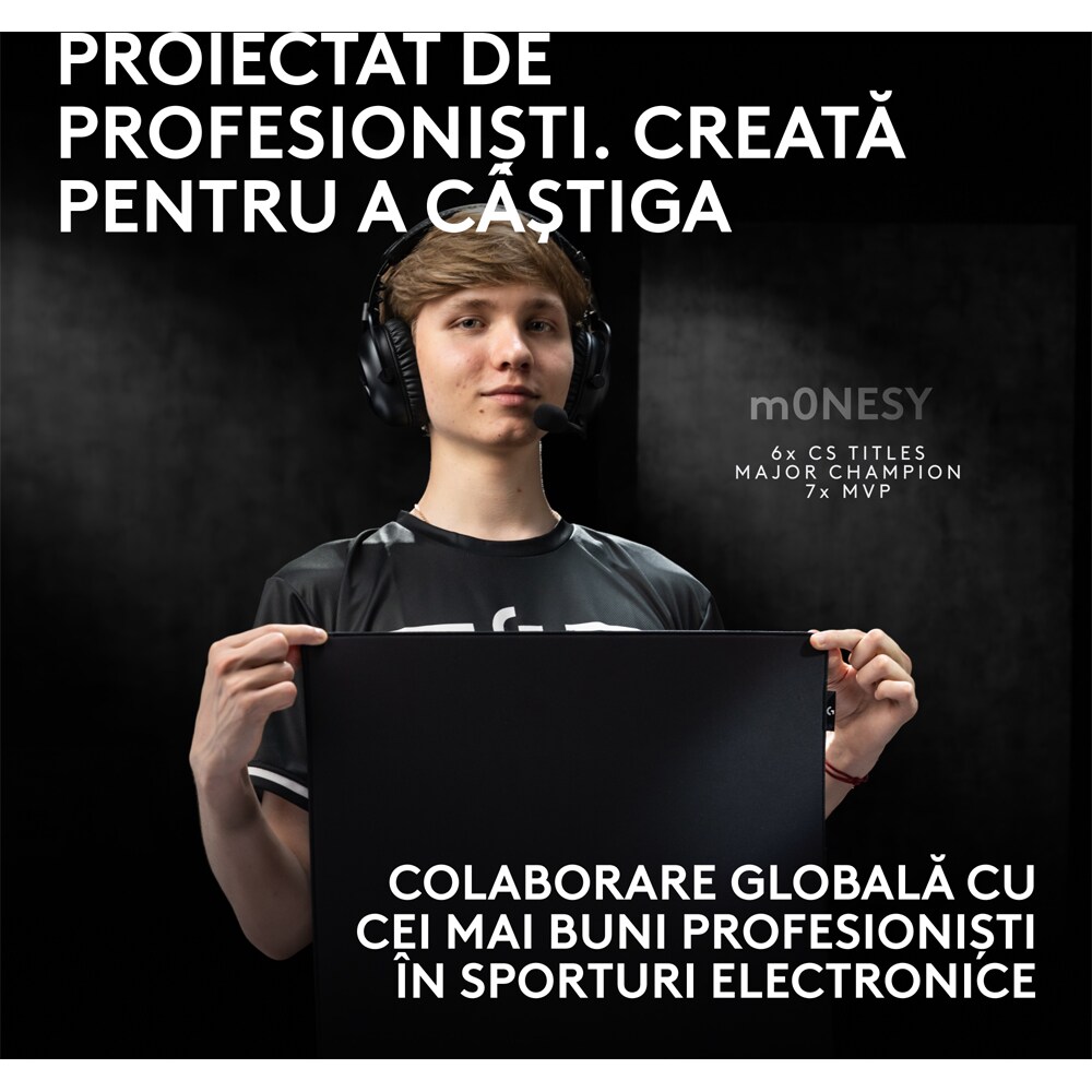 Mouse Pad Gaming LOGITECH G Pro X Control, negru