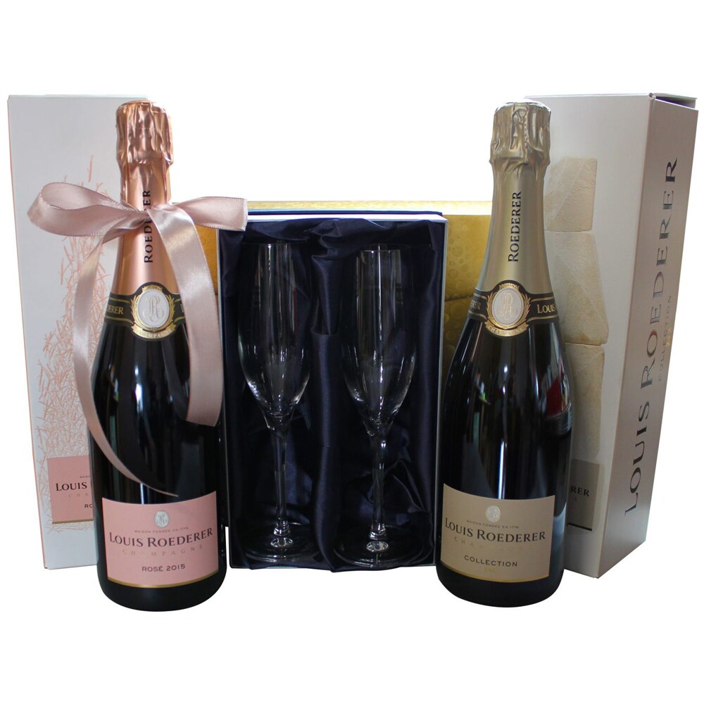 Set cadou LUXURY BASKETS Champagne Louis Roderer 4CLR