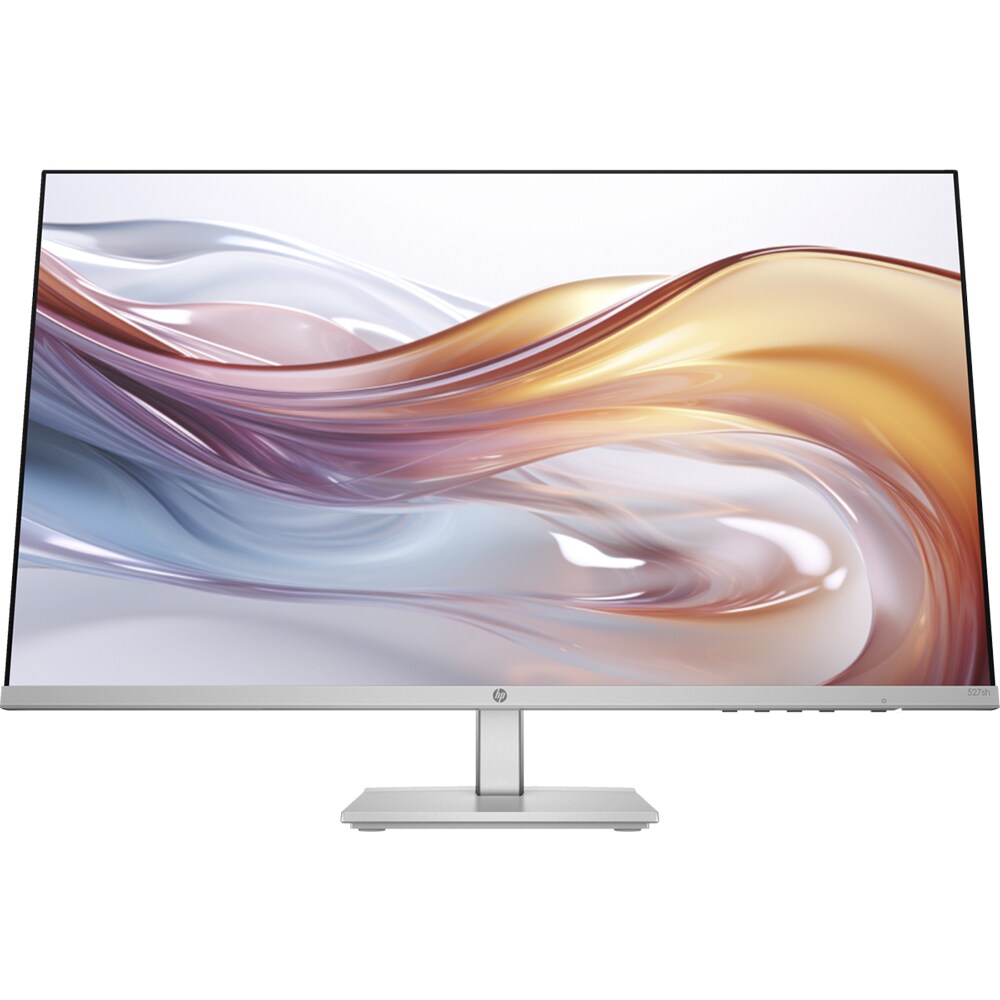 Monitor LED IPS HP 527sh, 27", Full HD, 100Hz, Inaltime ajustabila, argintiu-negru