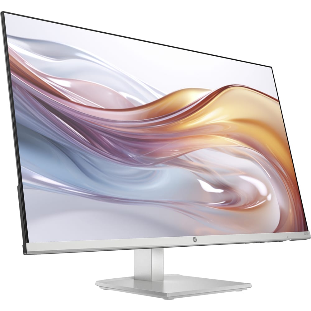 Monitor LED IPS HP 527sh, 27", Full HD, 100Hz, Inaltime ajustabila, argintiu-negru