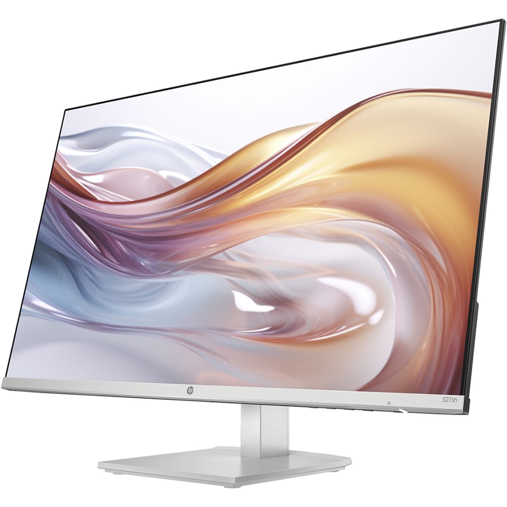 Monitor LED IPS HP 527sh, 27", Full HD, 100Hz, Inaltime ajustabila, argintiu-negru