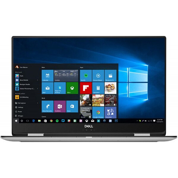 Laptop DELL XPS 15 9575, Intel Core i7-8705G pana la 4.1GHz, 15.6" UHD 4K Touch, 16GB, SSD 512GB, AMD Radeon RX Vega M 4GB, Windows 10 Pro