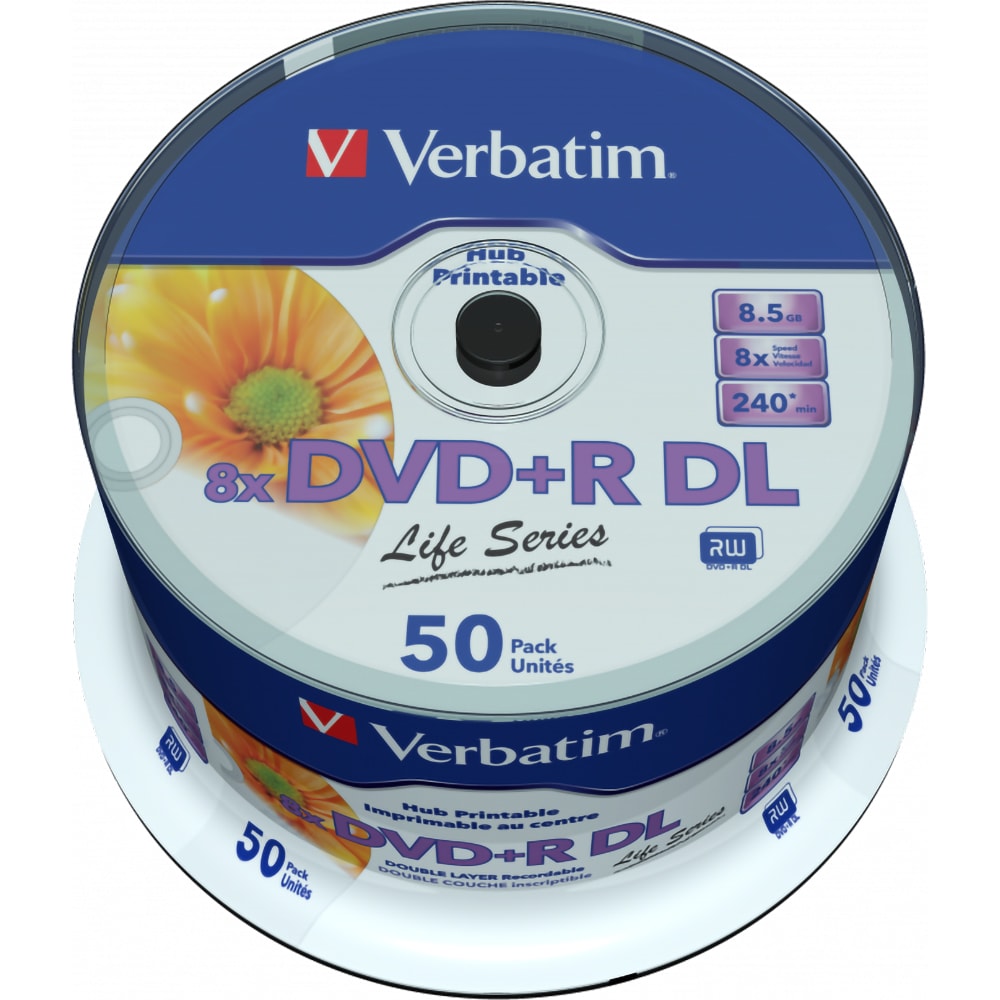 DVD+R DL VERBATIM 97693, 8x, 8.5GB, 50buc