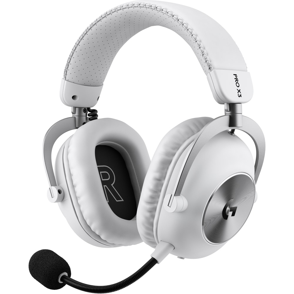 Casti Gaming Wireless LOGITECH G Pro X 3 Lightspeed, multiplatforma, alb