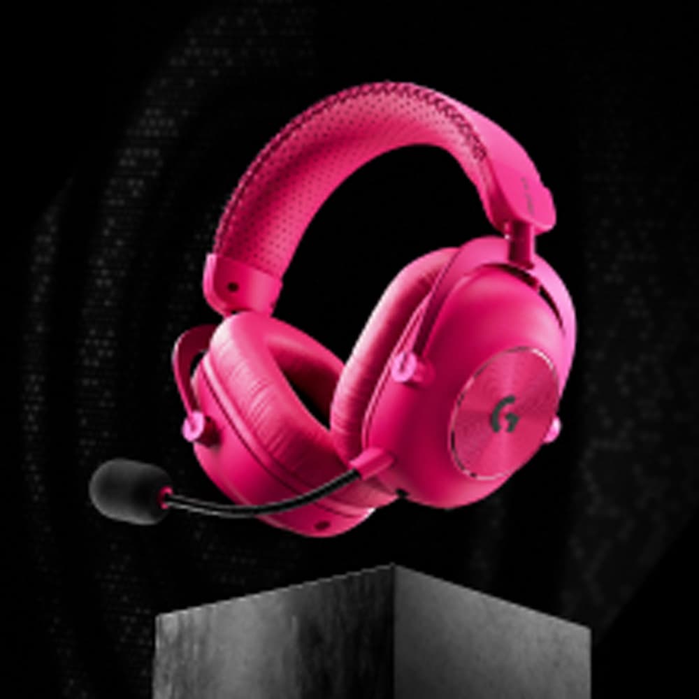 Casti Gaming Wireless LOGITECH G Pro X 3 Lightspeed, multiplatforma, magenta