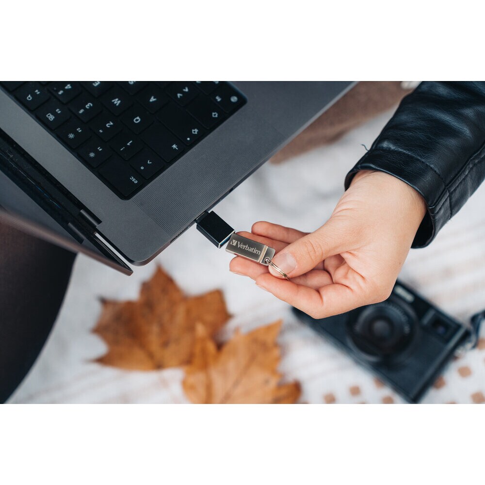 Memorie USB VERBATIM Metal Executive, 16GB, USB 2.0, argintiu