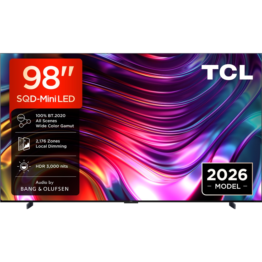 Televizor SQD MiniLed Smart TCL 98C79L, Ultra HD 4K, 248cm