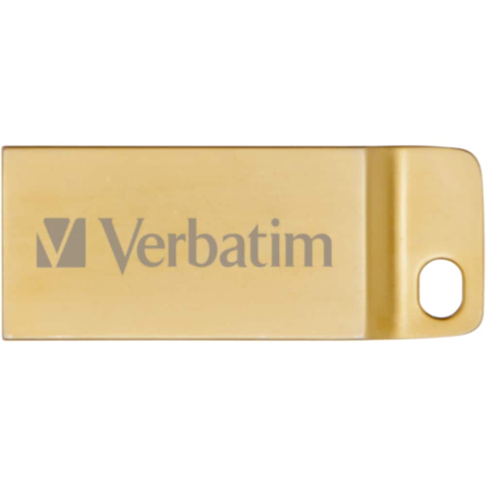 Memorie USB VERBATIM Metal Executive, 32GB, USB 3.2 Gen 1, auriu