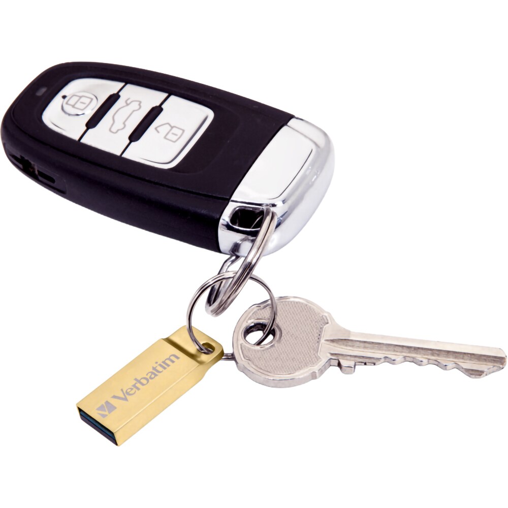 Memorie USB VERBATIM Metal Executive, 32GB, USB 3.2 Gen 1, auriu