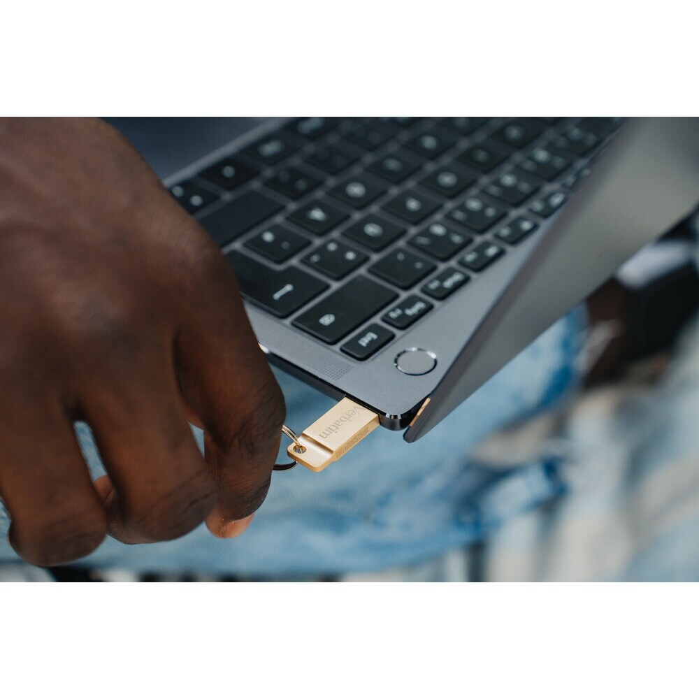 Memorie USB VERBATIM Metal Executive, 32GB, USB 3.2 Gen 1, auriu