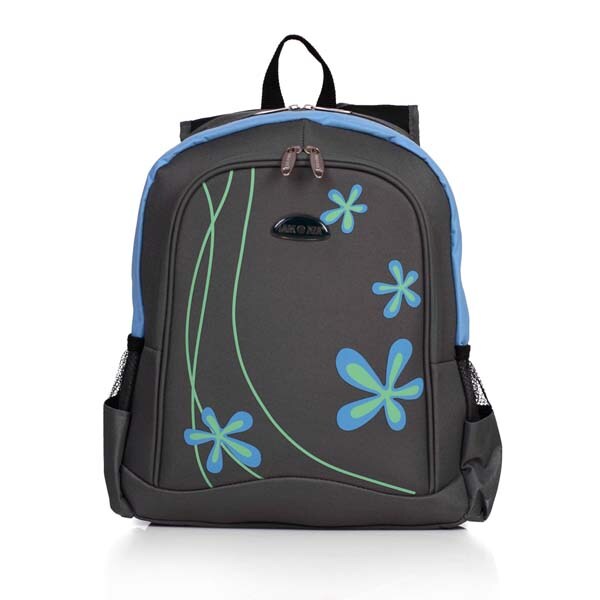 Rucsac LAMONZA Graffiti, gri-albastru