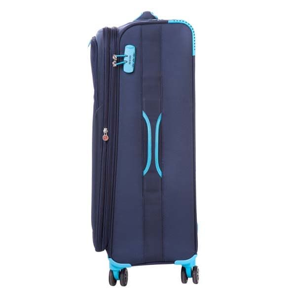 Troler LAMONZA Ultralight, 77 cm, albastru-turcoaz