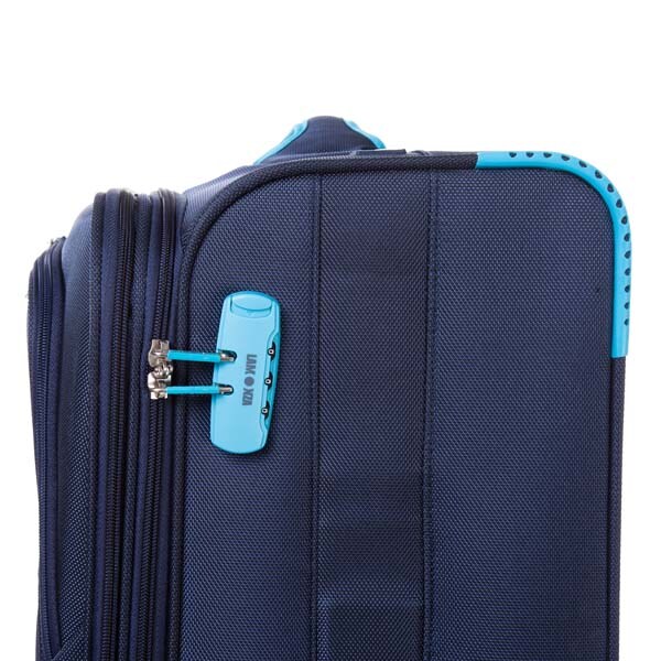 Troler LAMONZA Ultralight, 77 cm, albastru-turcoaz