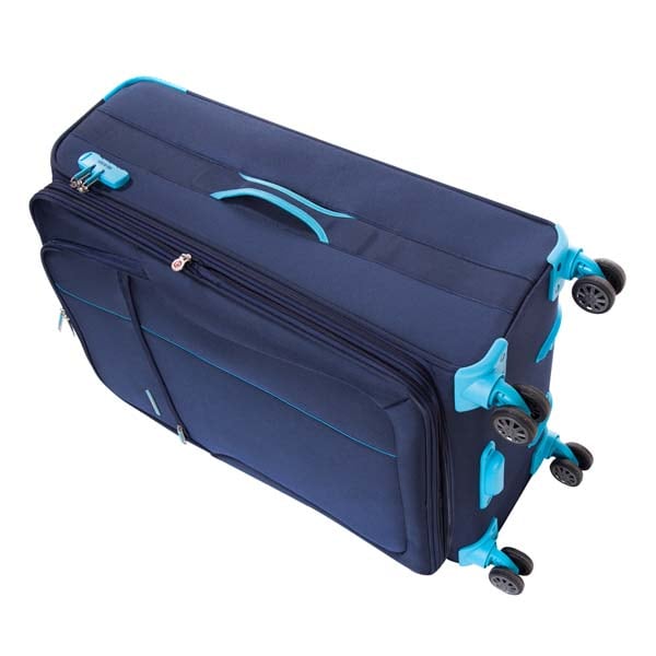 Troler LAMONZA Ultralight, 77 cm, albastru-turcoaz