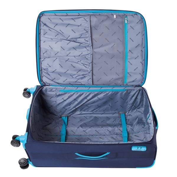 Troler LAMONZA Ultralight, 77 cm, albastru-turcoaz