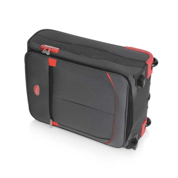 Troler LAMONZA Dortmund 53 cm, Gri Cu Rosu