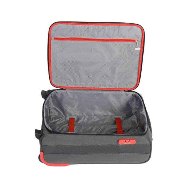 Troler LAMONZA Dortmund 53 cm, Gri Cu Rosu