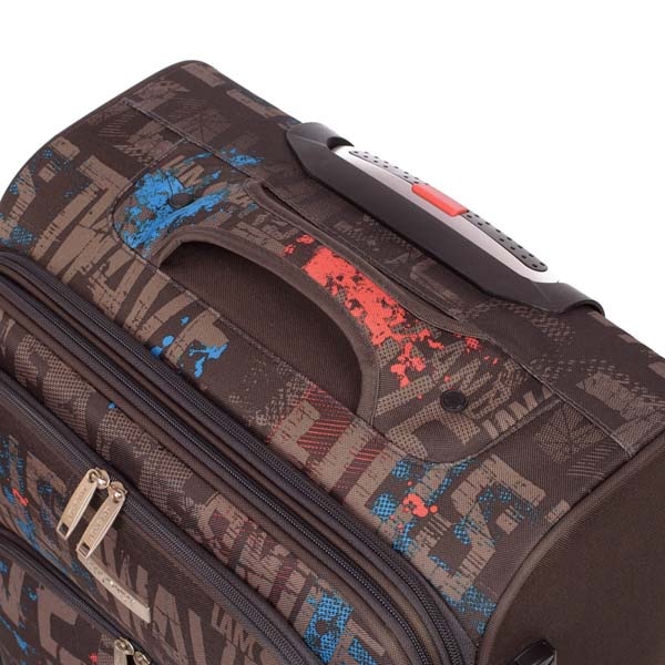 Troler LAMONZA Colage Red, 77 cm, maro-rosu