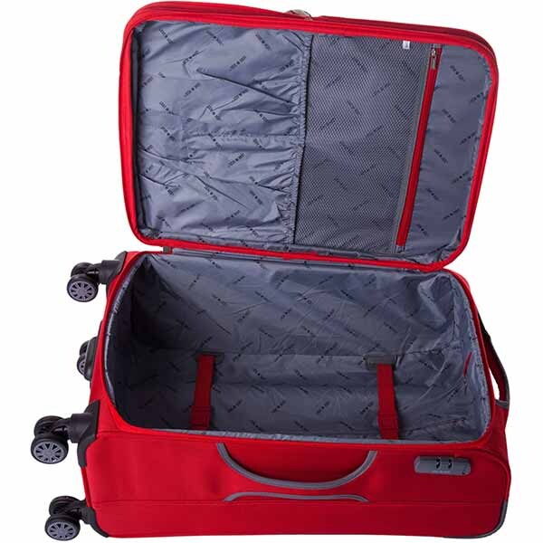 Troler LAMONZA Smiley A12525, 67 cm, rosu