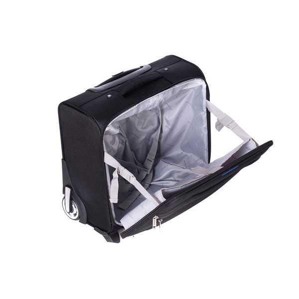 Geanta pilot LAMONZA Modena, 40 cm, negru
