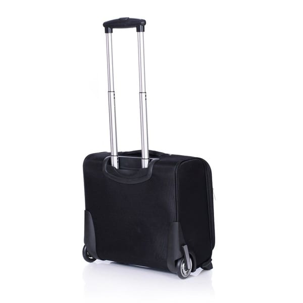 Geanta pilot LAMONZA Modena, 40 cm, negru