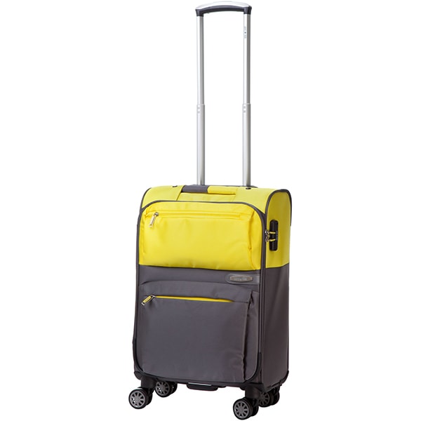 Troler LAMONZA Amazonia, 55 cm, gri - galben