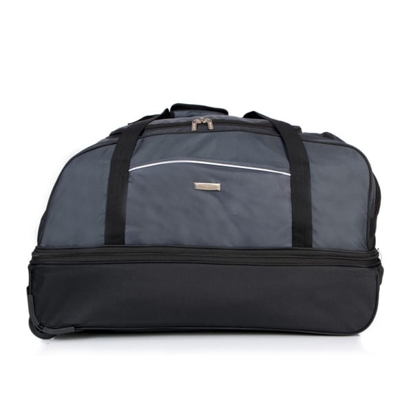 Geanta de voiaj cu troler LAMONZA Maxim, negru-gri