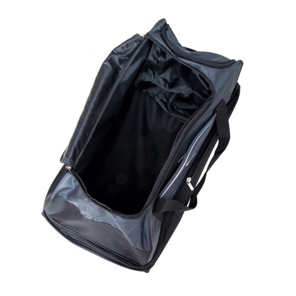 Geanta de voiaj cu troler LAMONZA Maxim, negru-gri