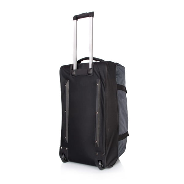 Geanta de voiaj cu troler LAMONZA Maxim, negru-gri