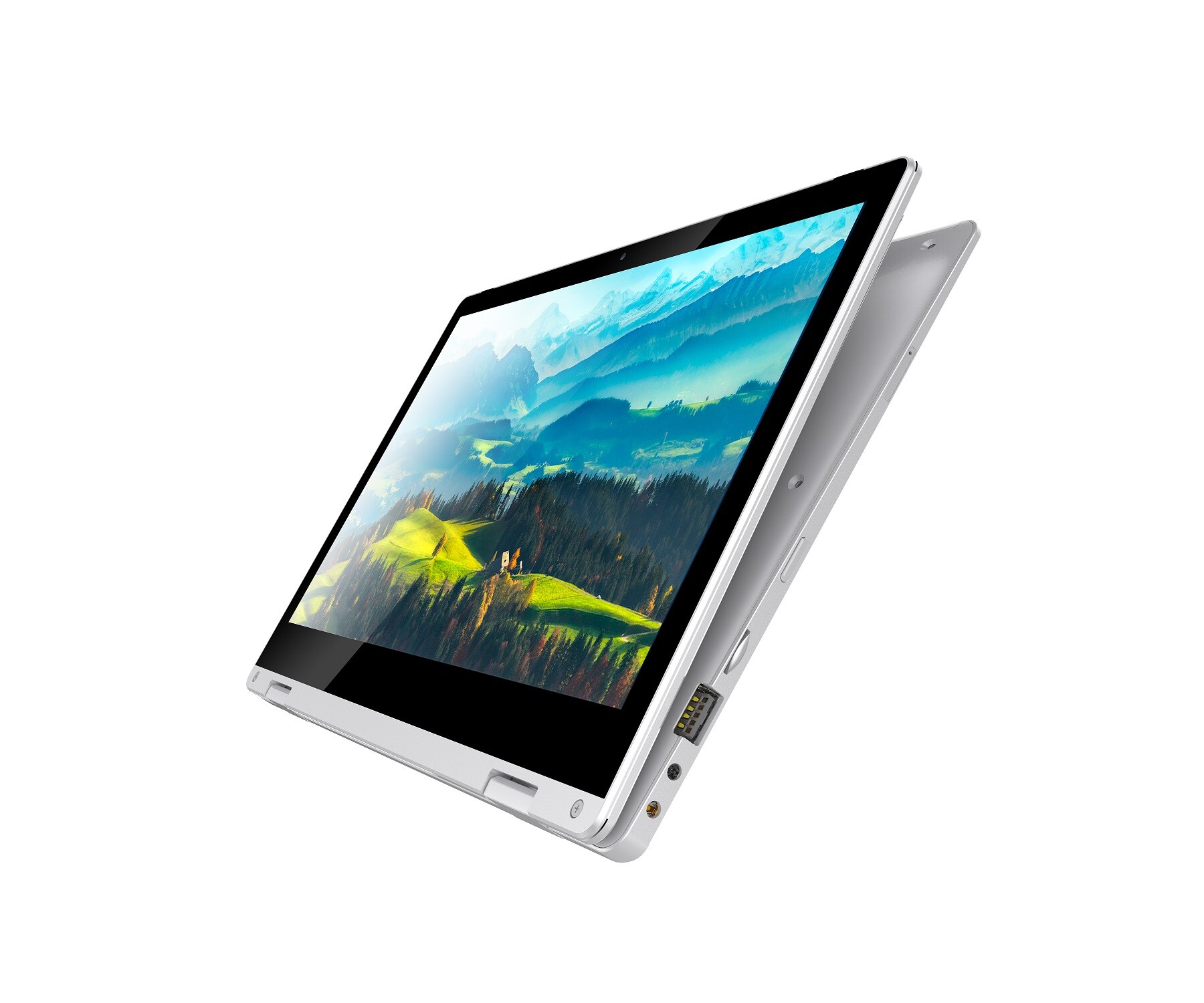 Laptop 2 in 1 MYRIA MY8312SV, Intel Pentium N4200 pana la 2.5GHz, 13.3" Touch, 4GB, SSD 256GB, Intel® HD Graphics, Free Dos