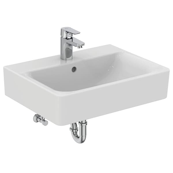 Sifon lavoar IDEAL STANDARD A2305AA, G1 1/4, tip tubular, argintiu