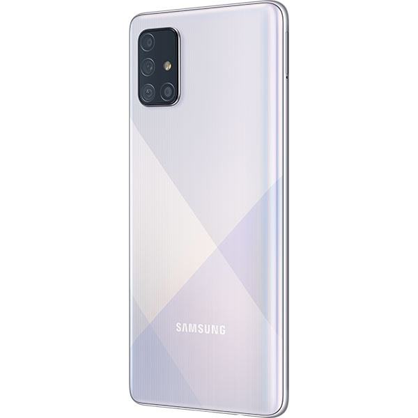 Telefon SAMSUNG Galaxy A71, 128GB, 6GB RAM, Dual SIM, Prism Crush Silver