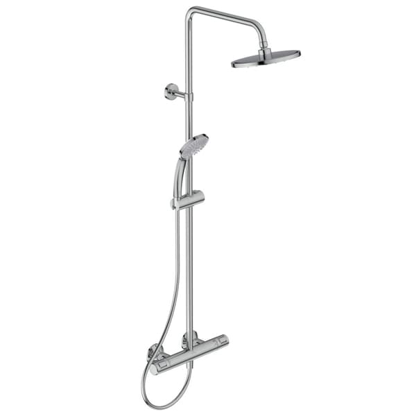 Sistem dus IDEAL STANDARD Ceratherm T25 A7208AA, termostat, 3 functii, crom