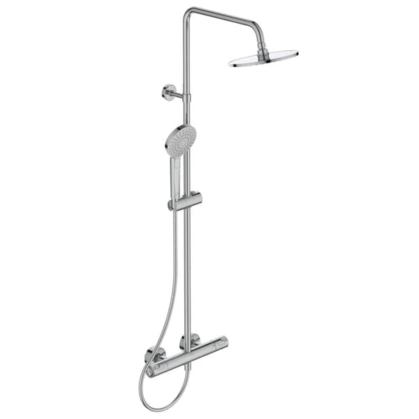 Sistem dus IDEAL STANDARD Ceratherm T50 A7225AA, termostat, 3 functii, crom