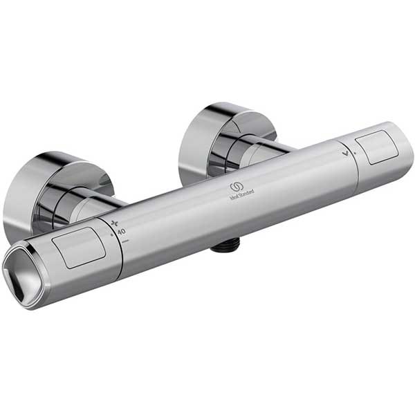 Baterie dus IDEAL STANDARD Ceratherm T100 A7229AA, termostat, alama sanitara, crom