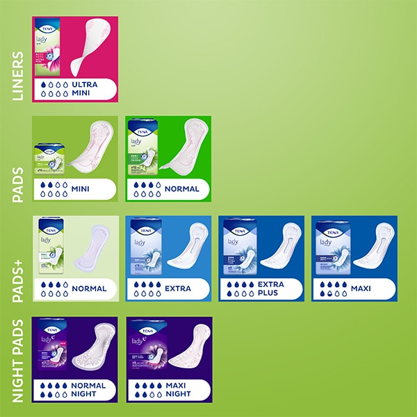 Absorbante incontinenta TENA Lady Normal, 12 buc