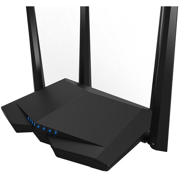 Router Wireless TENDA AC6 AC1200, Dual-Band 300 + 867 Mbps, negru