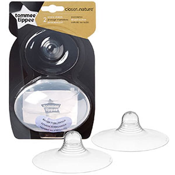 Protectoare mameloan TOMMEE TIPPEE, 2 buc, transparent 