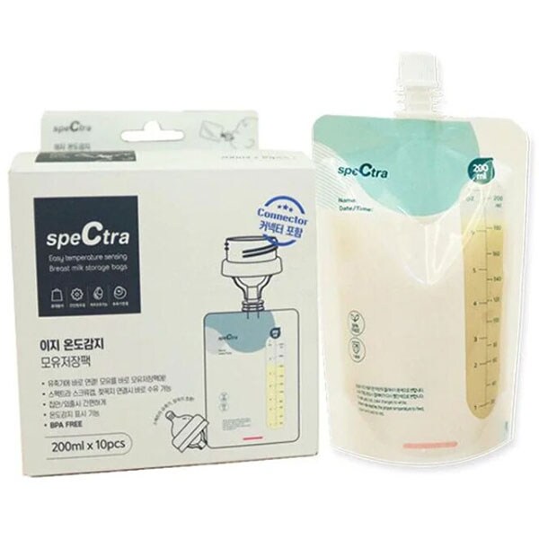 Pungi stocare lapte matern SPECTRA ENAC012, 10 buc