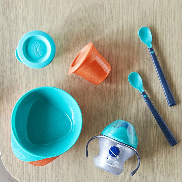 Set lingurite TOMMEE TIPPEE, 4 luni+, 5 buc, multicolor