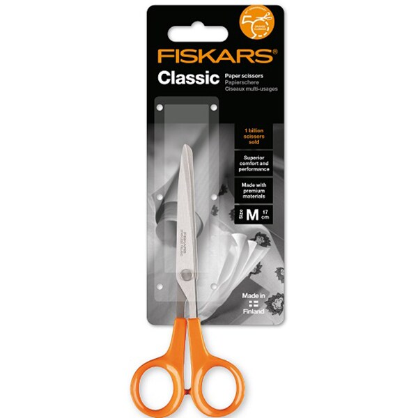 Foarfeca hartie FISKARS Classic 1000816, 17cm