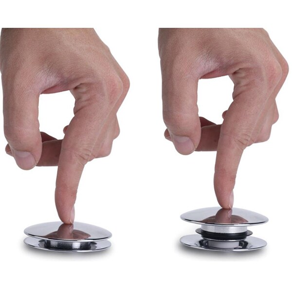 Ventil TEKA Click-Clack 1106900, rotund, crom
