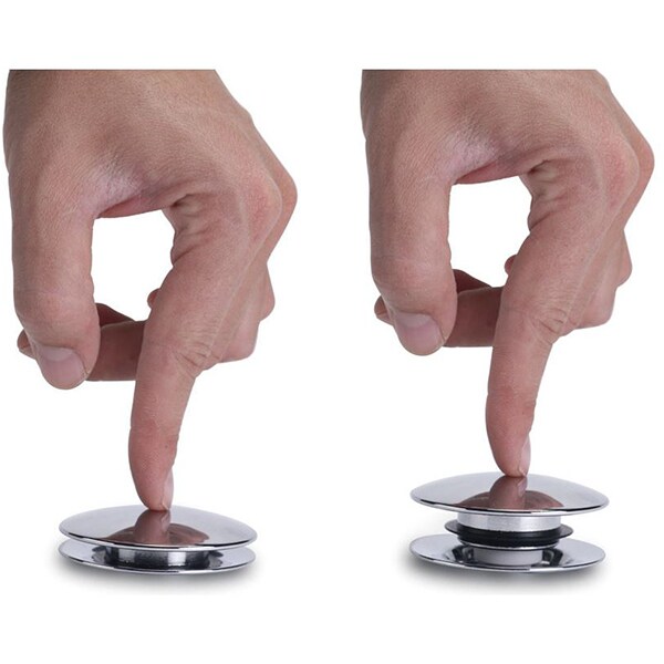 Ventil TEKA Click-Clack 1107000, rotund, crom