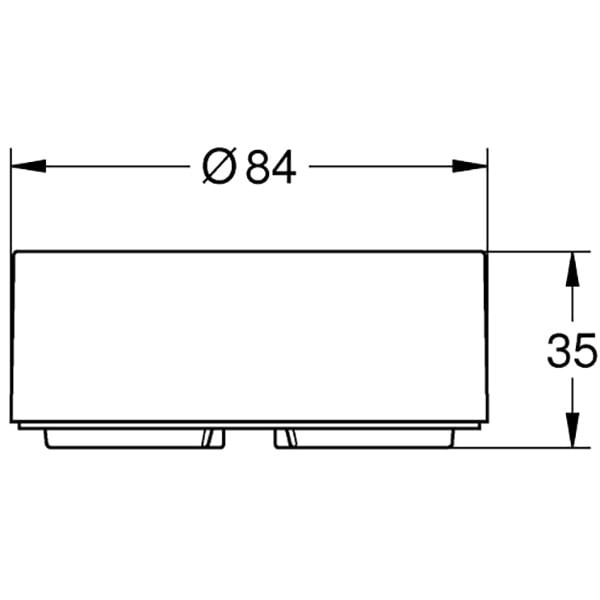 Senzor inteligent pentru apa GROHE Sense 22505LN1, alb