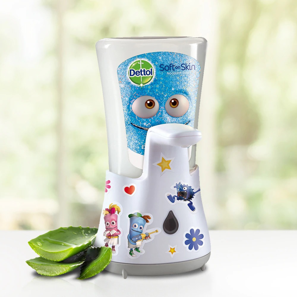 Dispenser cu sapun lichid DETTOL No Touch Kids Aloe Vera, 250ml