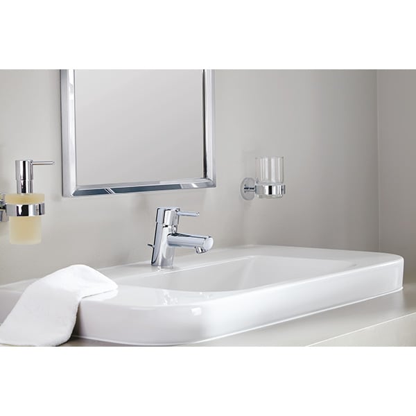 Dispenser sapun lichid GROHE Essentials 40448001, 160 ml, sticla, crom