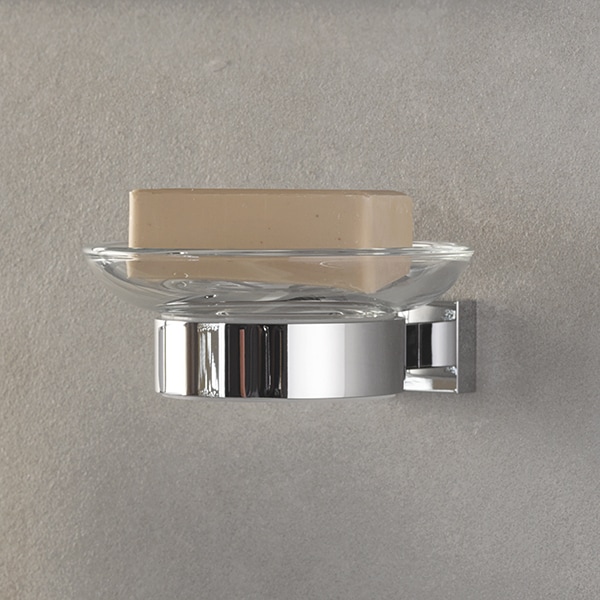 Suport perete GROHE Essentials Cube 40508001, crom