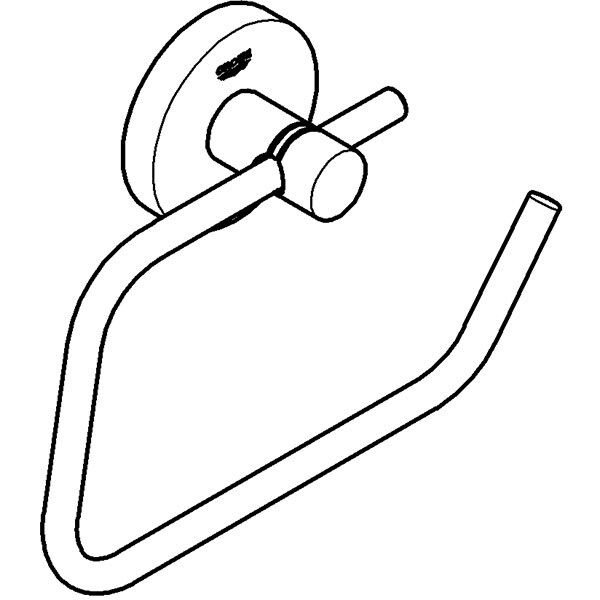 Suport hartie igienica GROHE Essentials 40689A01, antracit